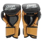 Guantes Danger de Cordón Negro Dorado Edicion Victor Belfort