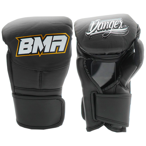 Guantes Danger de Velcro Negro Edicion Victor Belfort