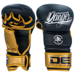 Guantes MMA Training Danger Negro Dorado