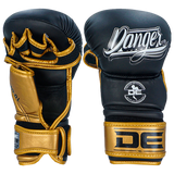 Guantes MMA Training Danger Negro Dorado