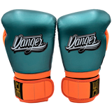 Guantes Danger Mexican Velcro Viridian Naranja