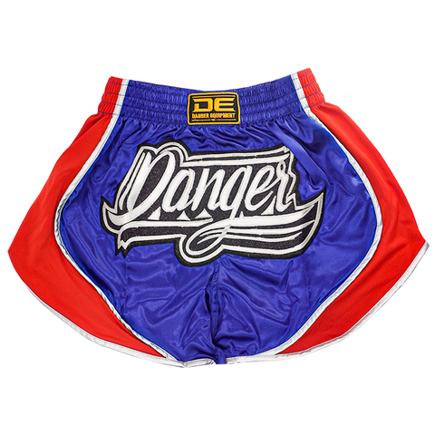 Thai Short Danger Azul Rojo