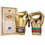 Guantes Matto Velcro Dorado