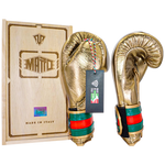 Guantes Matto Velcro Dorado