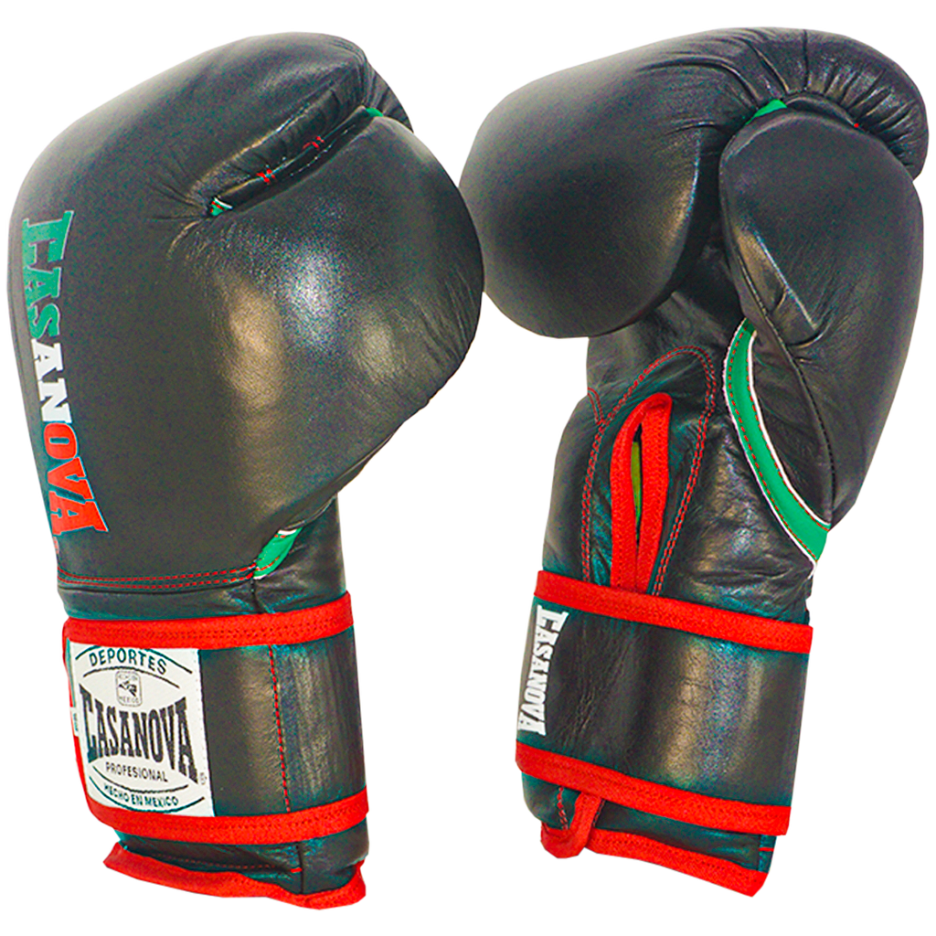  Casanova - Guantes de boxeo de entrenamiento profesional con  cordones (palma blanca/negra, 14 onzas) : Deportes y Actividades al Aire  Libre
