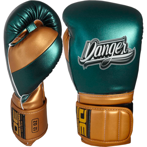 Guantes Danger Mexican 2 Wbc Green Gold Style