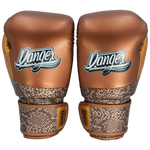 Guantes Danger Evolution Brown Python and Gold