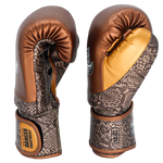 Guantes Danger Evolution Brown Python and Gold