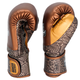 Guantes Danger Evolution Brown Python and Gold