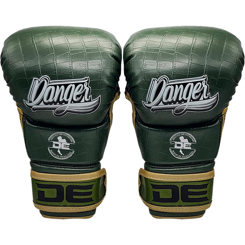 Guantes MMA Training Danger Reptilian Verde