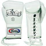 Guantes Fairtex Mexican Laces Style Pro Training White