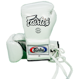 Guantes Fairtex Mexican Laces Style Pro Training White